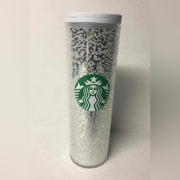 Starbucks Silver White Bubble Hot Cold Cup Tumbler Insulated 2020 Release NWT - Picture 14 of 15
